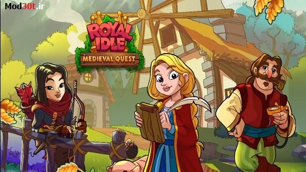دانلود بازی شبیه سازی سلطنت بیکار اندروید Royal Idle Medieval Quest