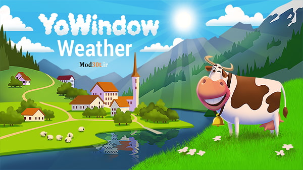 دانلود نرم افزار هواشناسی یو ویندو اندروید YoWindow Weather Pro