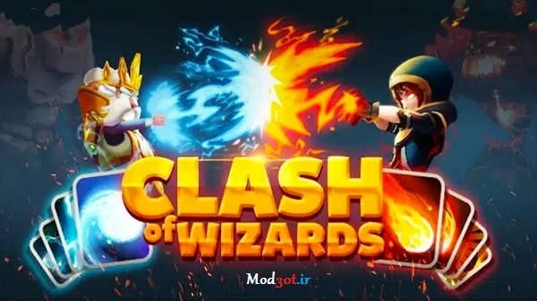 دانلود بازی استراتژی برخورد جادوگران اندروید Clash Of Wizards - Battle Royale