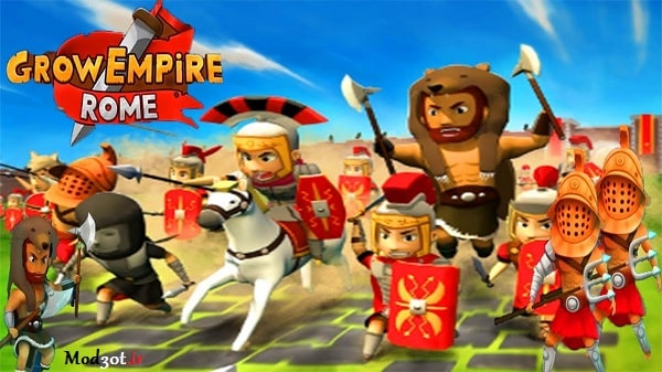 دانلود بازی استراتژیک گسترش امپراطوری روم اندروید Grow Empire: Rome