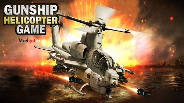 دانلود نسخه هک شده نبرد هلیکوپترها اندروید Gunship Battle: Helicopter 3D