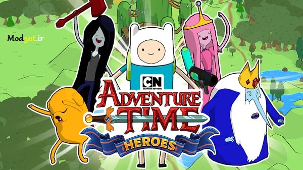 دانلود بازی ماجراجویی قهرمانان زمان اندروید Adventure Time Heroes