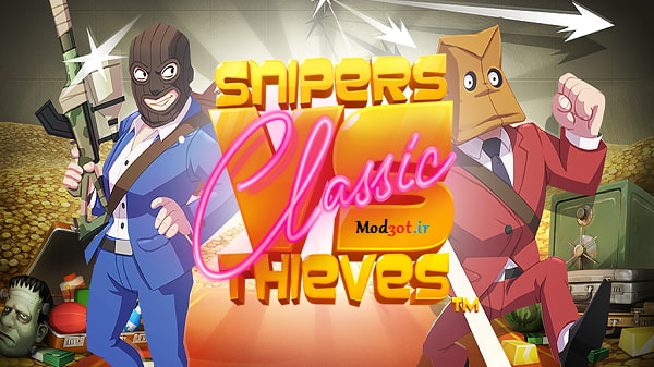 دانلود بازی اکشن کلاسیک تیرانداز پنهان در مقابل دزد اندروید Sniper vs Thieves: Classic