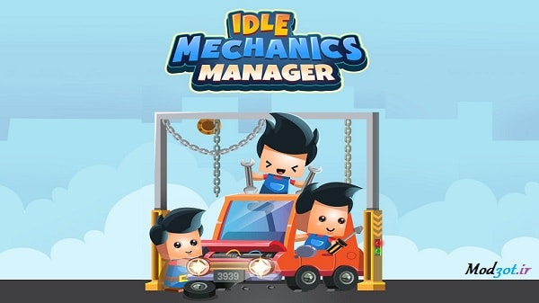 دانلود بازی شبیه سازی مدیر مکانیک بیکار اندروید Idle Mechanics Manager