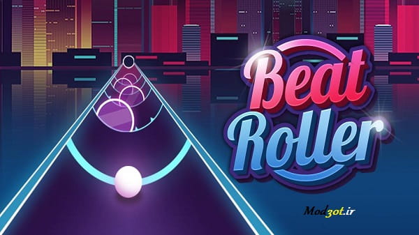 دانلود بازی موزیکال غلتک بزن اندروید Beat Roller Music Ball Race