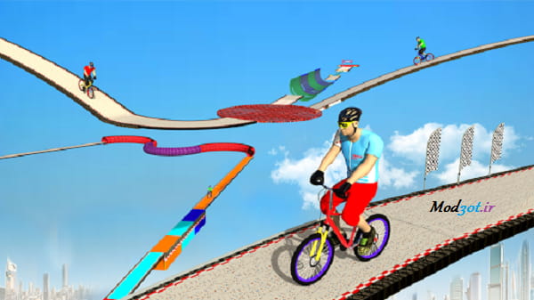 دانلود بازی مسابقه ای سواری افراطی سه بعدی اندروید Riding Extreme 3D