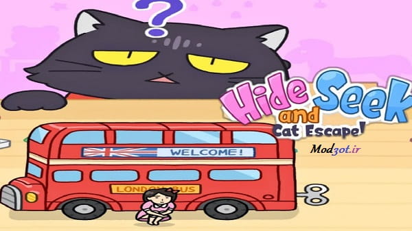 دانلود بازی کژوال پنهان و جستجوی فرار از گربه اندروید Hide and Seek: Cat Escape