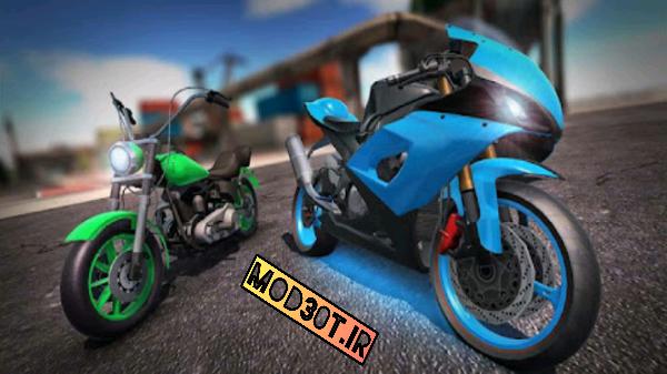 دانلود نسخه مود بازی شبیه ساز موتورسواری اندروید Ultimate Motorcycle Simulator