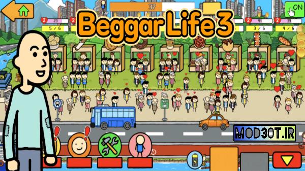 دانلود نسخه مود زندگی فقیرانه ۳ اندروید Beggar Life 3