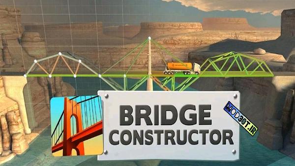 دانلود نسخه مود بازی سازنده پل اندروید Bridge Constructor